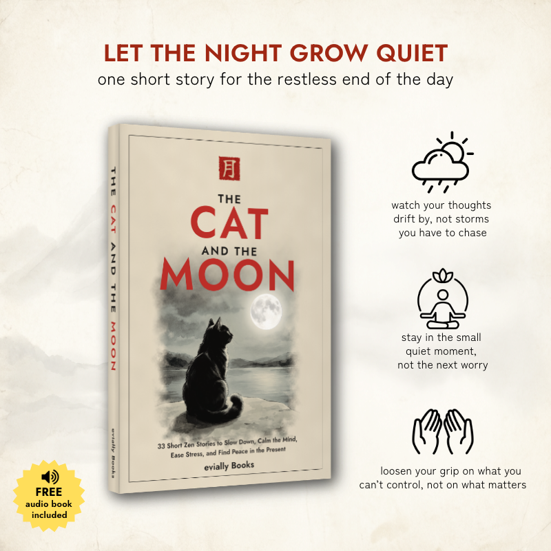 THE CAT AND THE MOON: 33 ZEN STORIES TO SLOW DOWN